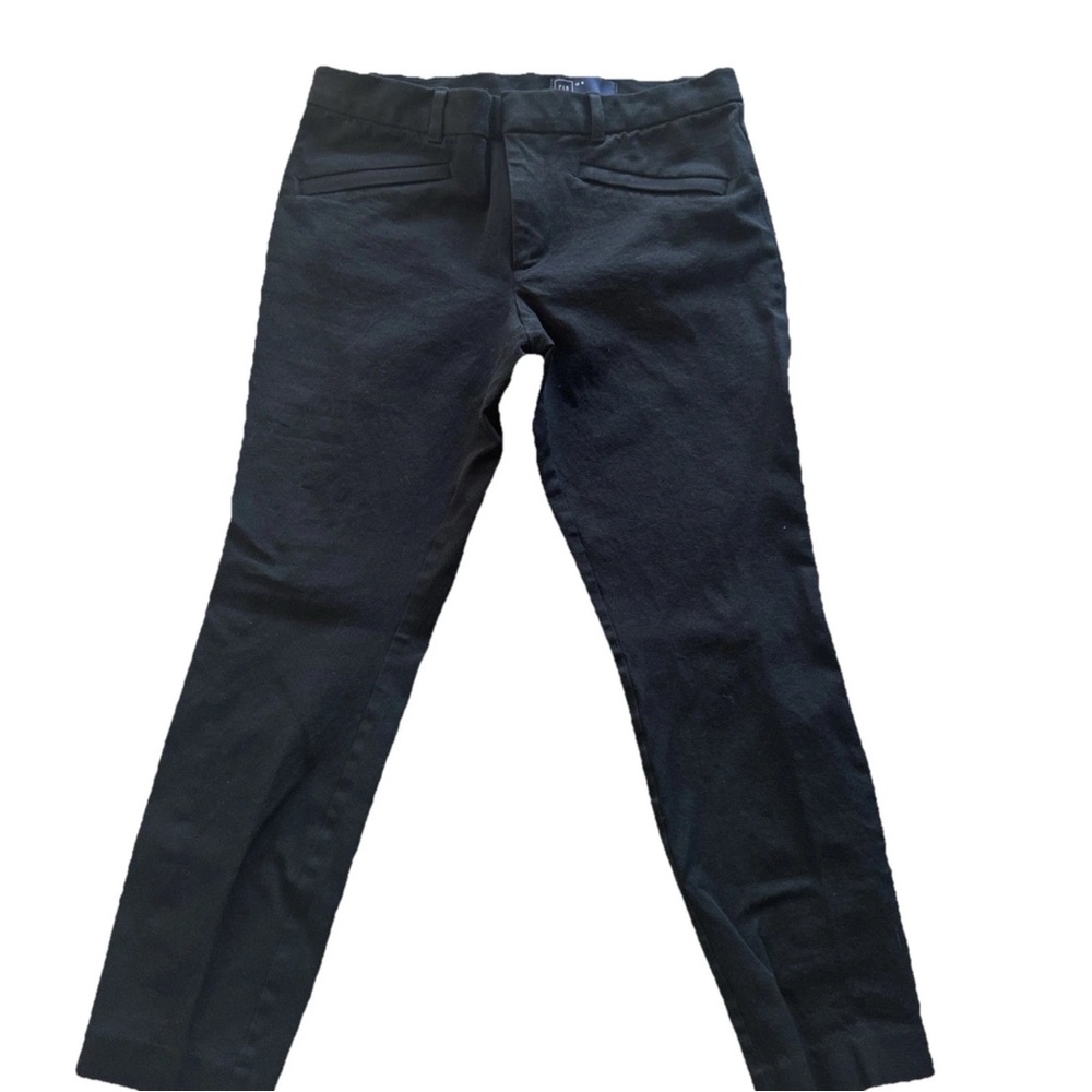 Gap Ultra Skinny Black Stretch Crop Pants Size 10R